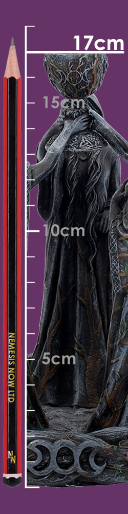 Mother Maiden & Crone Backflow Incense Burner 18cm