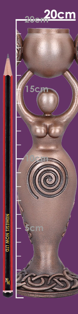 Spiral Goddess Candle Holder 20.3cm