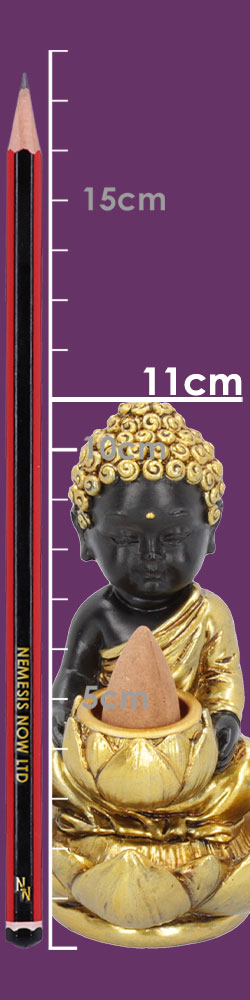 Baby Buddha Backflow Incense Burner 10.3cm