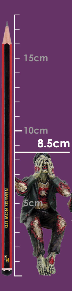 See No, Hear No Speak No Evil Zombies 10cm