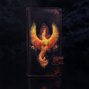 Phoenix Rising Embossed Purse (AS) 18.5cm