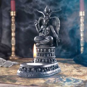 Baphomet's Devotion Tea Light Holder 17cm