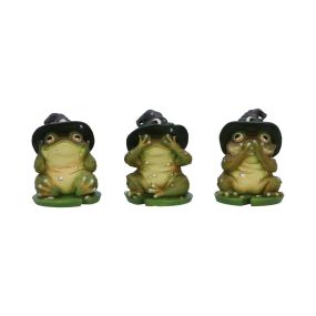 Three Wise Toads 10.3cm Animals Winter 2024