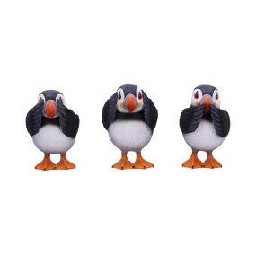 Three Wise Puffins 9cm Animals New Arrivals