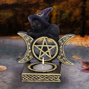 Black Magic Tea Light Holder 11.2cm