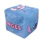 Disney Stitch and Angel Cube Cushion 25cm Fantasy Disney