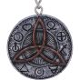 Triquetra Keyring 4.5cm (Pack of 12) Witchcraft & Wiccan Summer Sale 2024
