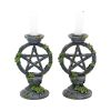 Wiccan Pentagram Candlesticks 15cm (Set of 2) Witchcraft & Wiccan Top 200 None Licensed