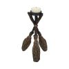 Broomstick Tea light holder 20.5cm Witchcraft & Wiccan Gifts Under £100