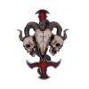 Devils Cross Wall Plaque (JR) 30.5cm Animal Skulls Summer Sale 2024