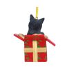 Present Cat Hanging Ornament (LP) 9cm Cats Summer Sale 2024
