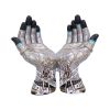 Hands of the Future Crystal Ball Holder 20cm Palmistry Summer Sale 2024
