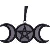 Triple Moon Magic Hanging Ornament 7.5cm Witchcraft & Wiccan Summer Sale 2024