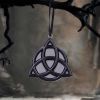 Triquetra Magic Hanging Ornament 6cm Witchcraft & Wiccan Summer Sale 2024