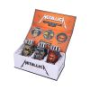 Metallica Shot Glass set 8.5cm Band Licenses Christmas Gift Guide Drinkware