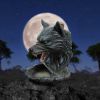 Dark Wolf Backflow Incense Burner 11.5cm Wolves Gifts Under £100