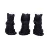 Three Wise Felines 8.5cm Cats Top 200 None Licensed