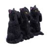Three Wise Felines 8.5cm Cats Top 200 None Licensed