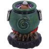 Emerald Cauldron Backflow Incense Burner 7.3cm Witchcraft & Wiccan Summer Sale 2024