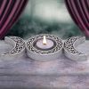 Triple Moon Tea Light Holder 17.5cm Witchcraft & Wiccan Summer Sale 2024