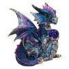 Orb Hoard (Blue) 15.5cm Dragons Dragon Figurines