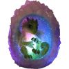 Geode Nest (Green) 12.5cm Dragons Dragon Figurines