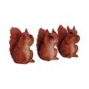 Three Wise Squirrels 9cm Animals Gifts Under £100