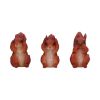 Three Wise Squirrels 9cm Animals Gifts Under £100