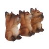 Three Wise Foxes 8.5cm Animals Gifts Under £100