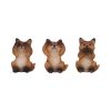 Three Wise Foxes 8.5cm Animals Gifts Under £100