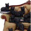 Couch Clowder (Display with 48 Cats) 22cm Cats Gifts Under £100