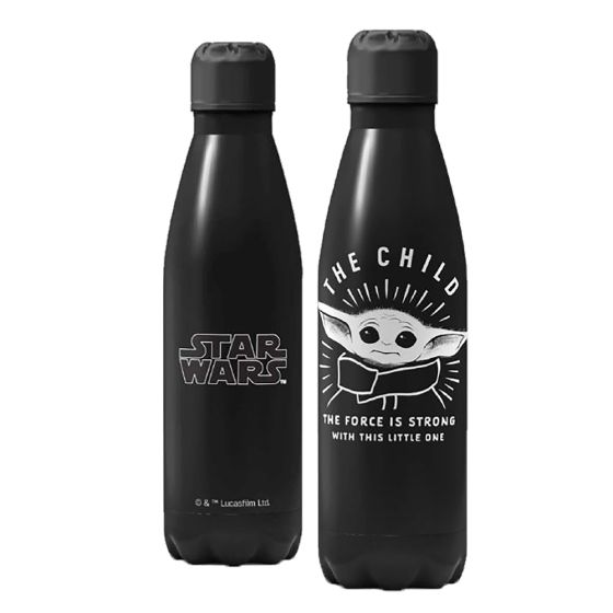 Star Wars:The Mandalorian Grogu Water Bottle 500ml Sci-Fi Summer Sale 2024