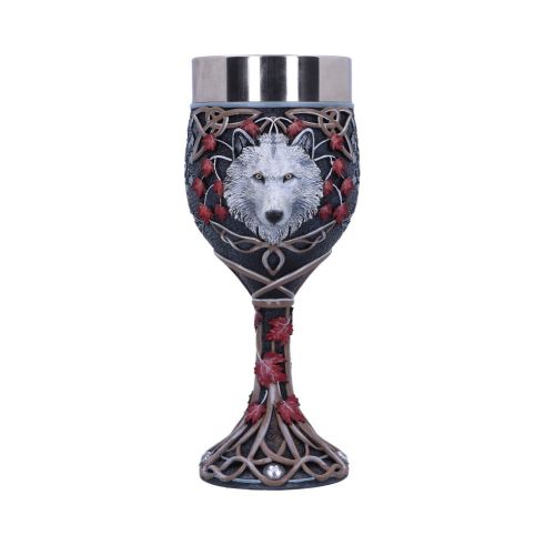 Guardian of the Fall Goblet (LP) 19.5cm Wolves Gifts Under £100