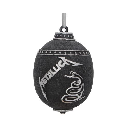 Metallica - Black Album Hanging Ornament 10cm Band Licenses Christmas Product Guide