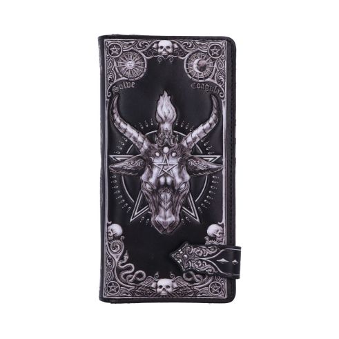 Baphomet Embossed Purse 18.5cm Baphomet Gothic Product Guide