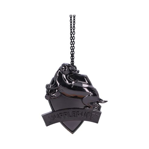 Harry Potter Hufflepuff (Silver) Hanging Ornament Fantasy September Flash Sale 2024 | Festive Gifts and Decorations