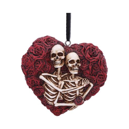 Love Everlasting Hanging Ornament 7.8cm Skeletons Sale Items