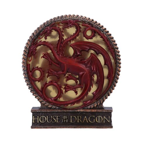 House of the Dragon Lamp 20.5cm Fantasy House Of The Dragon
