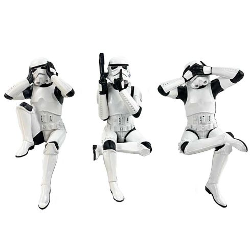 Three Wise Sitting Stormtroopers 11cm Sci-Fi Coming Soon Products