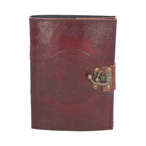 Tree Of Life Leather Journal w/lock 15 x 21cm Witchcraft & Wiccan Out Of Stock