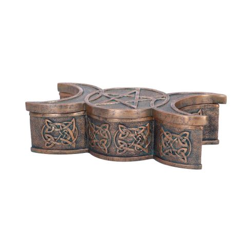 Triple Moon Trinket Box 18.5cm Witchcraft & Wiccan Gifts Under £100