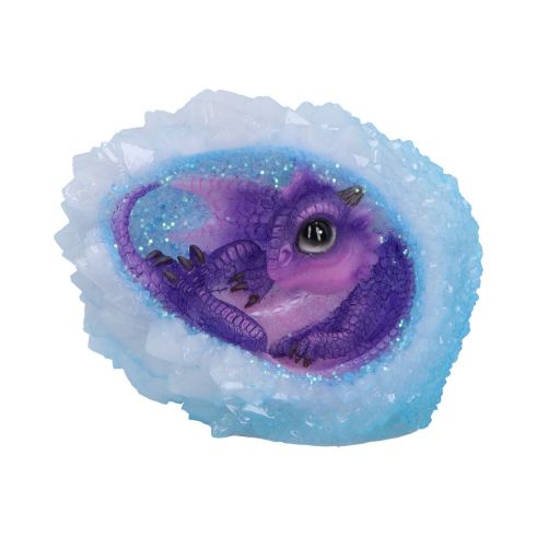 Geode Nest (Purple) 12cm Dragons Dragon Figurines