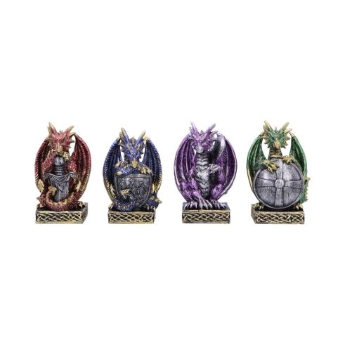 Defend the Hoard (Set of 4) 10cm Dragons Dragon Figurines