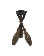 Broomstick Tea light holder 20.5cm Witchcraft & Wiccan Gifts Under £100