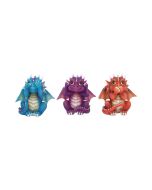 Three Wise Dragonlings 8.5cm Dragons Dragon Figurines