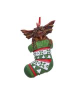 Gremlins Mohawk in Stocking Hanging Ornament 12cm Fantasy Christmas Gift Guide Hanging Ornaments