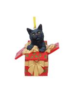 Present Cat Hanging Ornament (LP) 9cm Cats Summer Sale 2024