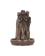 Triple Goddess Backflow Incense Burner 18cm Maiden, Mother, Crone September Flash Sale 2024 | Incense and Tealights