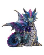 Orb Hoard (Blue) 15.5cm Dragons Dragon Figurines